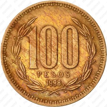 100 песо 1998 [Чили] - Реверс