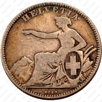 2 франка 1860 [Швейцария] - Аверс