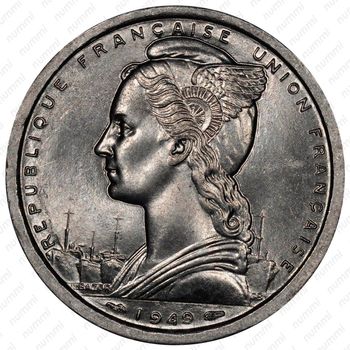 2 франка 1949 [Джибути] - Аверс